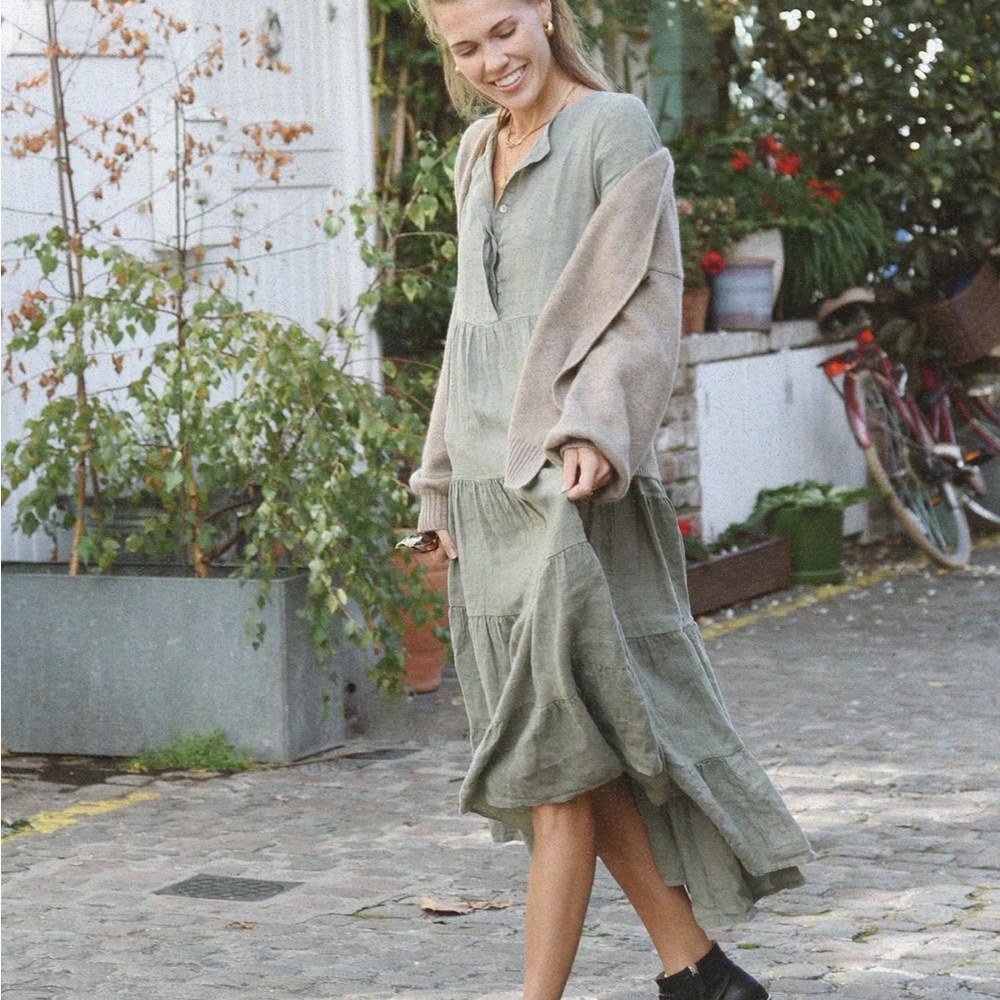 Beachwood Baby Mara Eucalyptus Dress